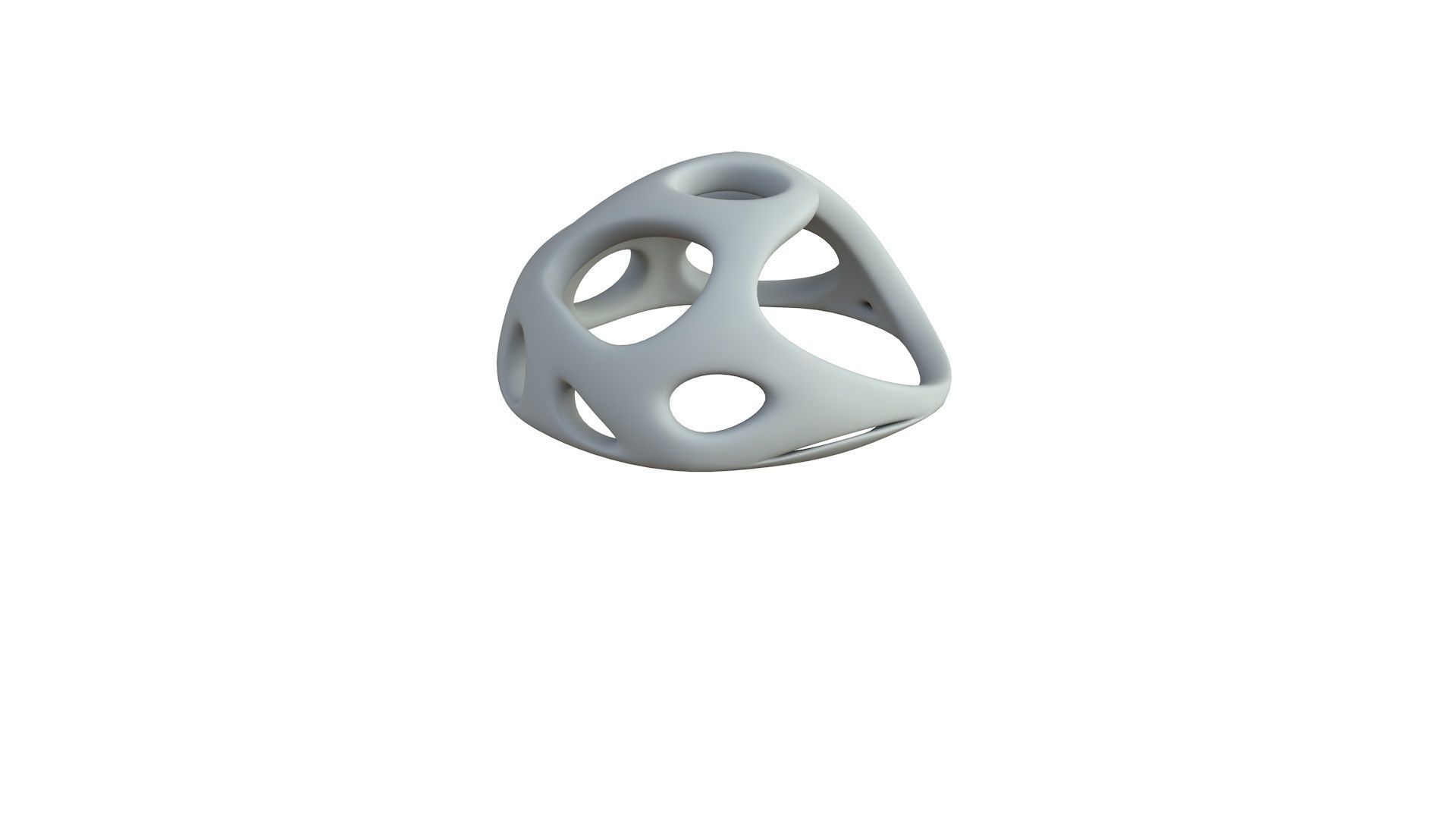 SciFi Cube Object No 44486 Low Poly Shape Low-poly 3D model_5