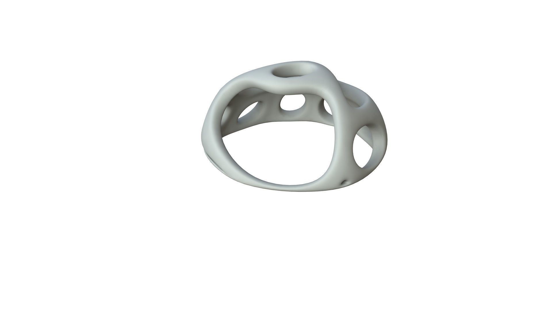 SciFi Cube Object No 44486 Low Poly Shape Low-poly 3D model_1