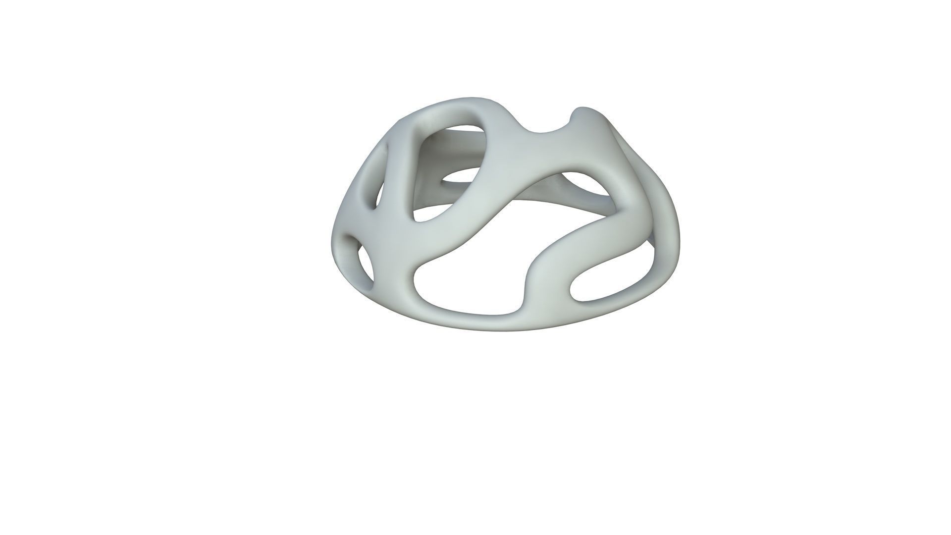 SciFi Cube Object No 44471 Low Poly Shape Low-poly 3D model_3