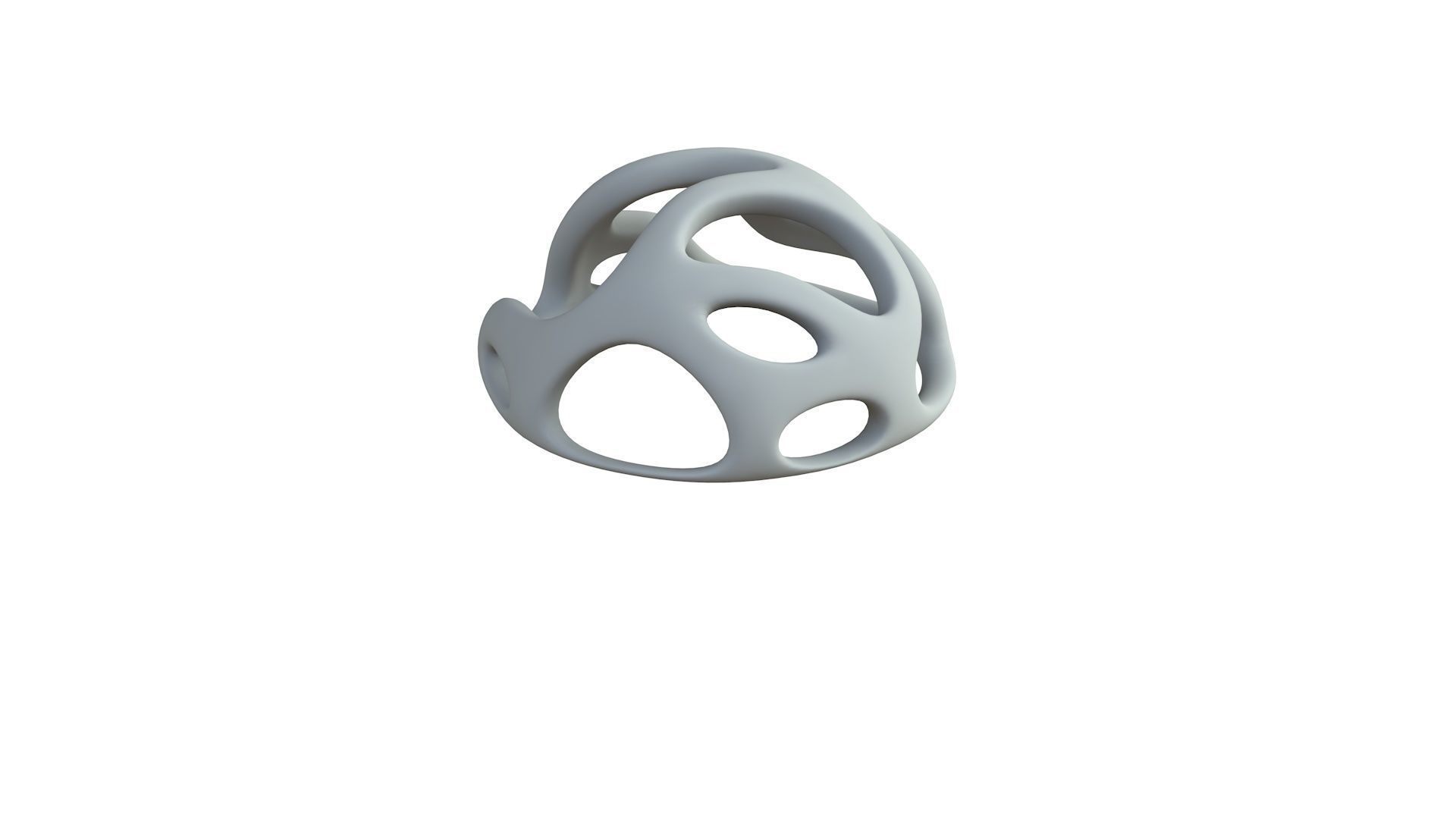 SciFi Cube Object No 44471 Low Poly Shape Low-poly 3D model_6