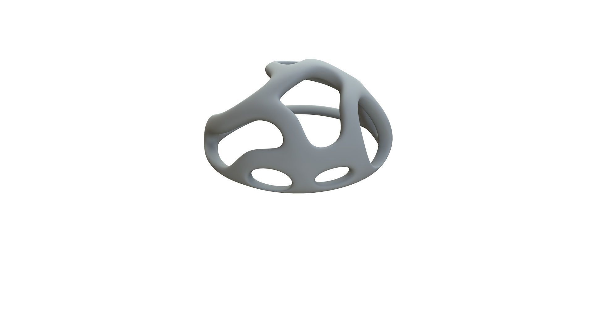 SciFi Cube Object No 44343 Low Poly Shape Low-poly 3D model_10