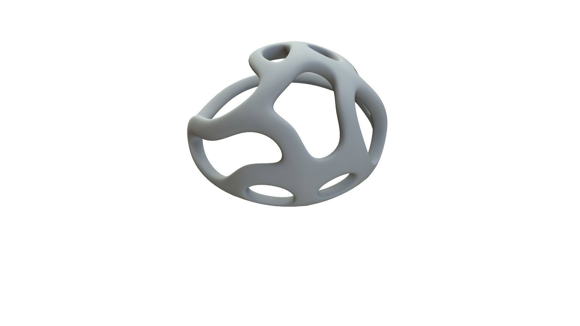 SciFi Cube Object No 44343 Low Poly Shape Low-poly 3D model_11