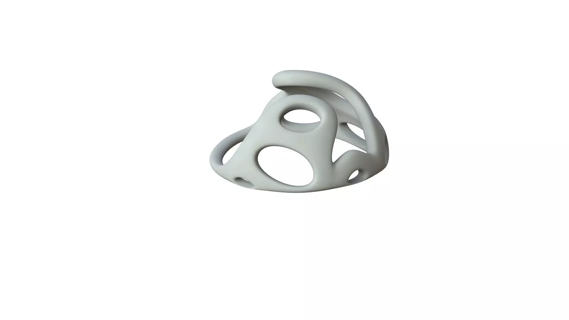 SciFi Cube Object No 44151 Low Poly Shape Low-poly 3D model_0