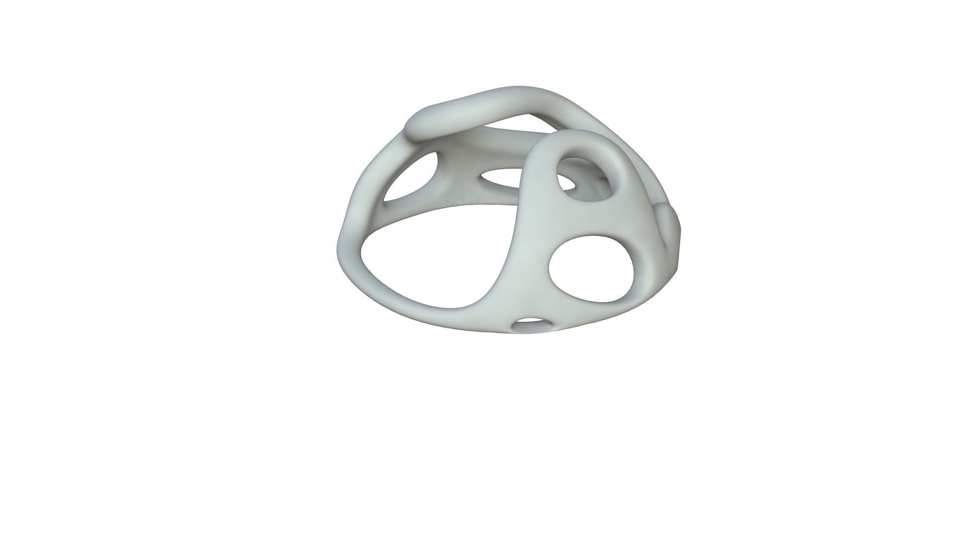 SciFi Cube Object No 44151 Low Poly Shape Low-poly 3D model_1