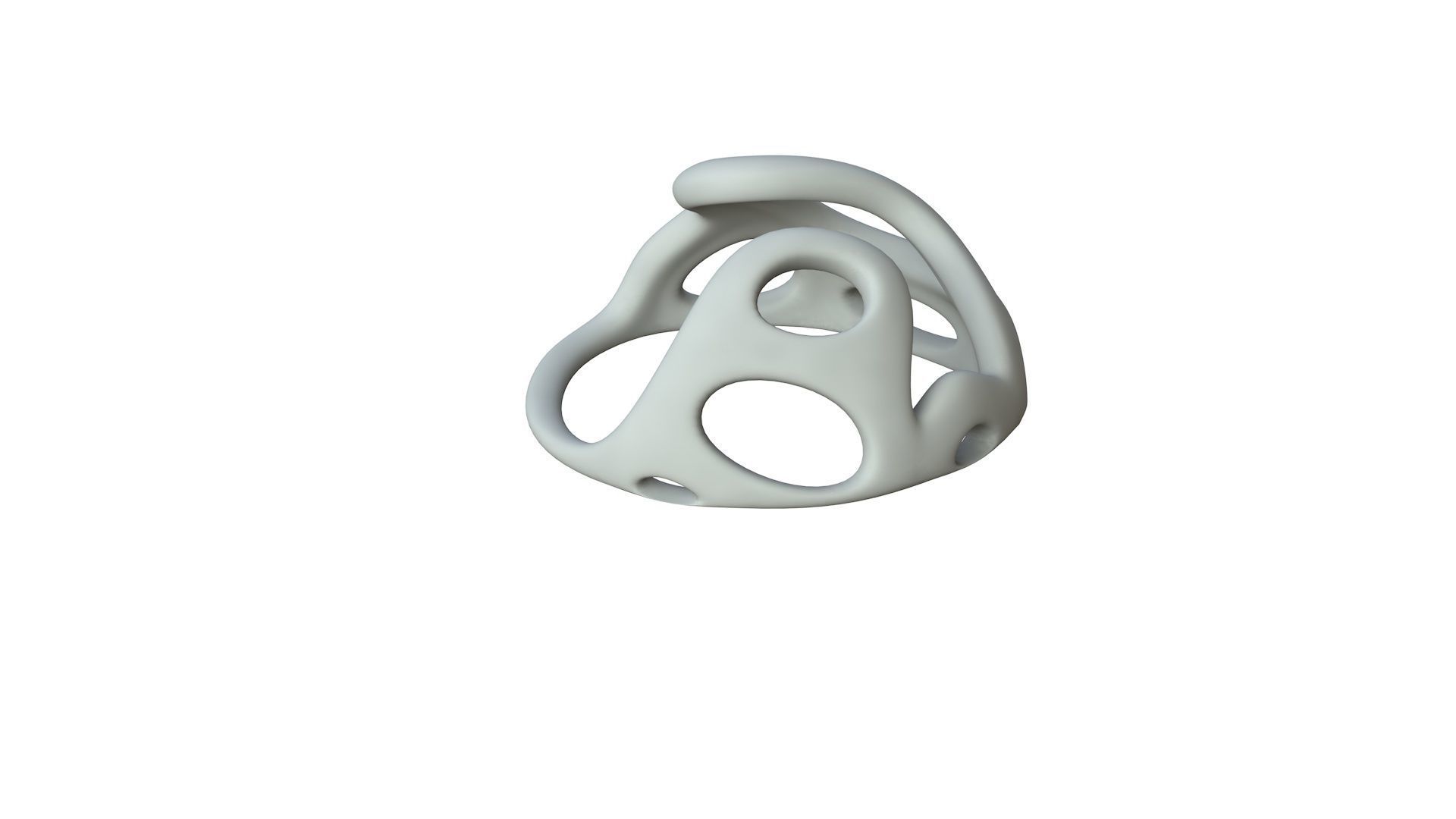 SciFi Cube Object No 44151 Low Poly Shape Low-poly 3D model_2