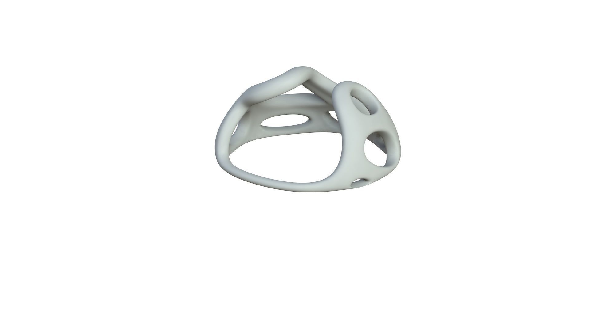 SciFi Cube Object No 44151 Low Poly Shape Low-poly 3D model_3