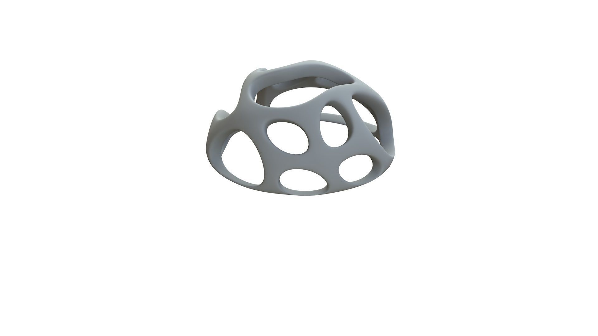 SciFi Cube Object No 44131 Low Poly Shape Low-poly 3D model_8