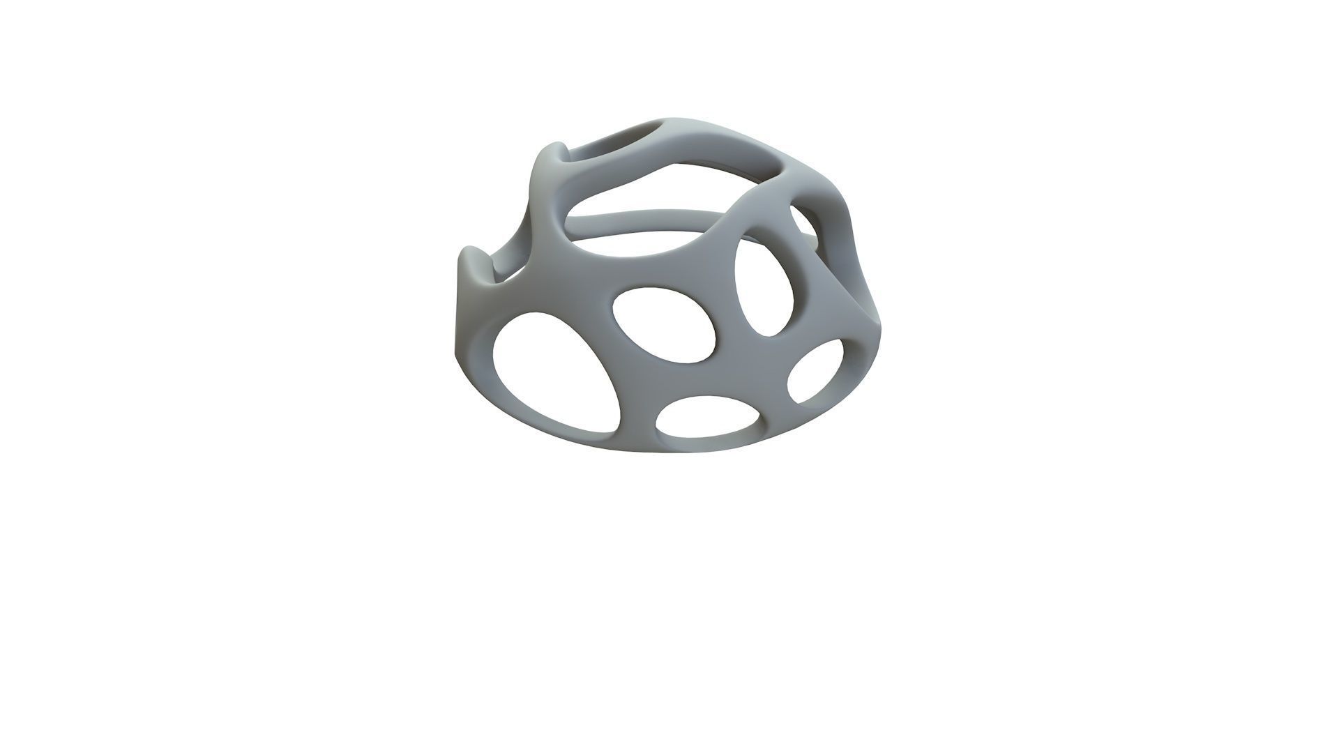 SciFi Cube Object No 44131 Low Poly Shape Low-poly 3D model_9