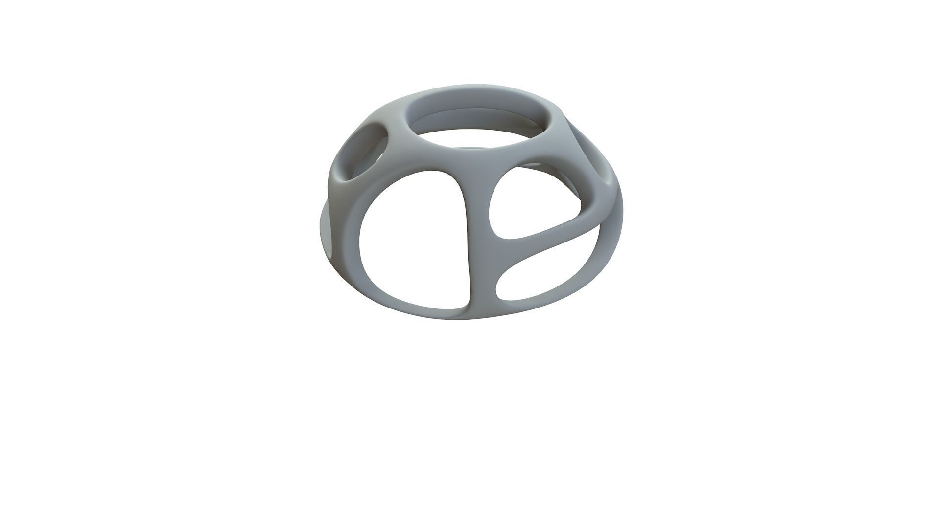 SciFi Cube Object No 43895 Low Poly Shape Low-poly 3D model_9