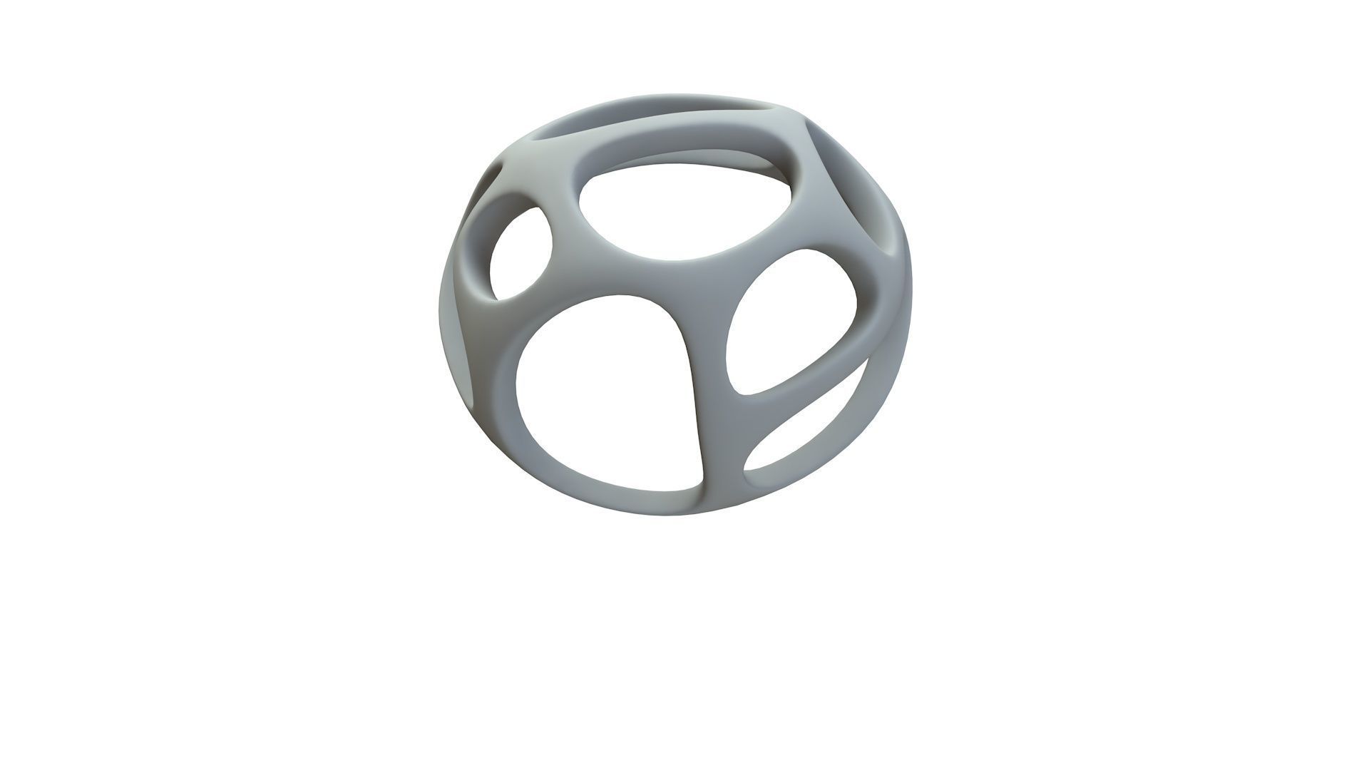 SciFi Cube Object No 43895 Low Poly Shape Low-poly 3D model_12