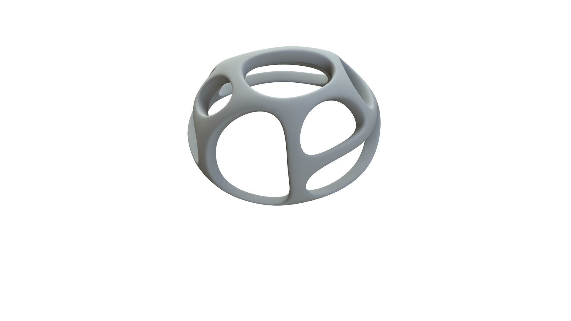 SciFi Cube Object No 43895 Low Poly Shape Low-poly 3D model_10