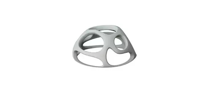 SciFi Cube Object No 43895 Low Poly Shape Low-poly 3D model