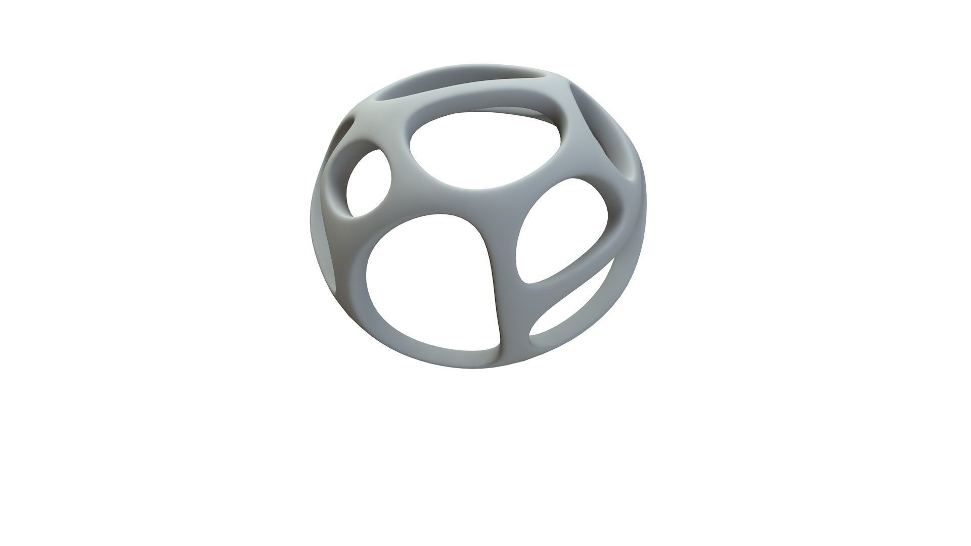 SciFi Cube Object No 43895 Low Poly Shape Low-poly 3D model_16