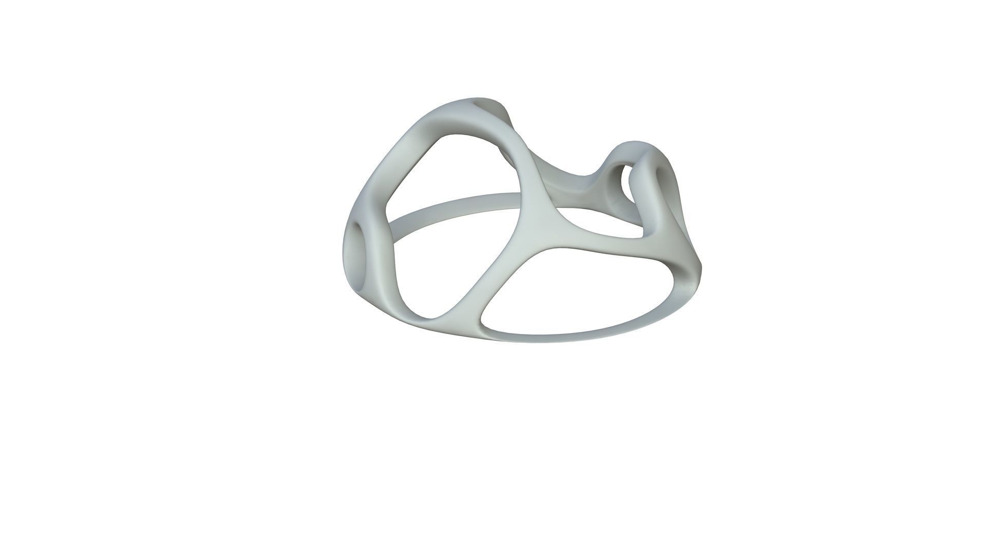 SciFi Cube Object No 43748 Low Poly Shape Low-poly 3D model_1