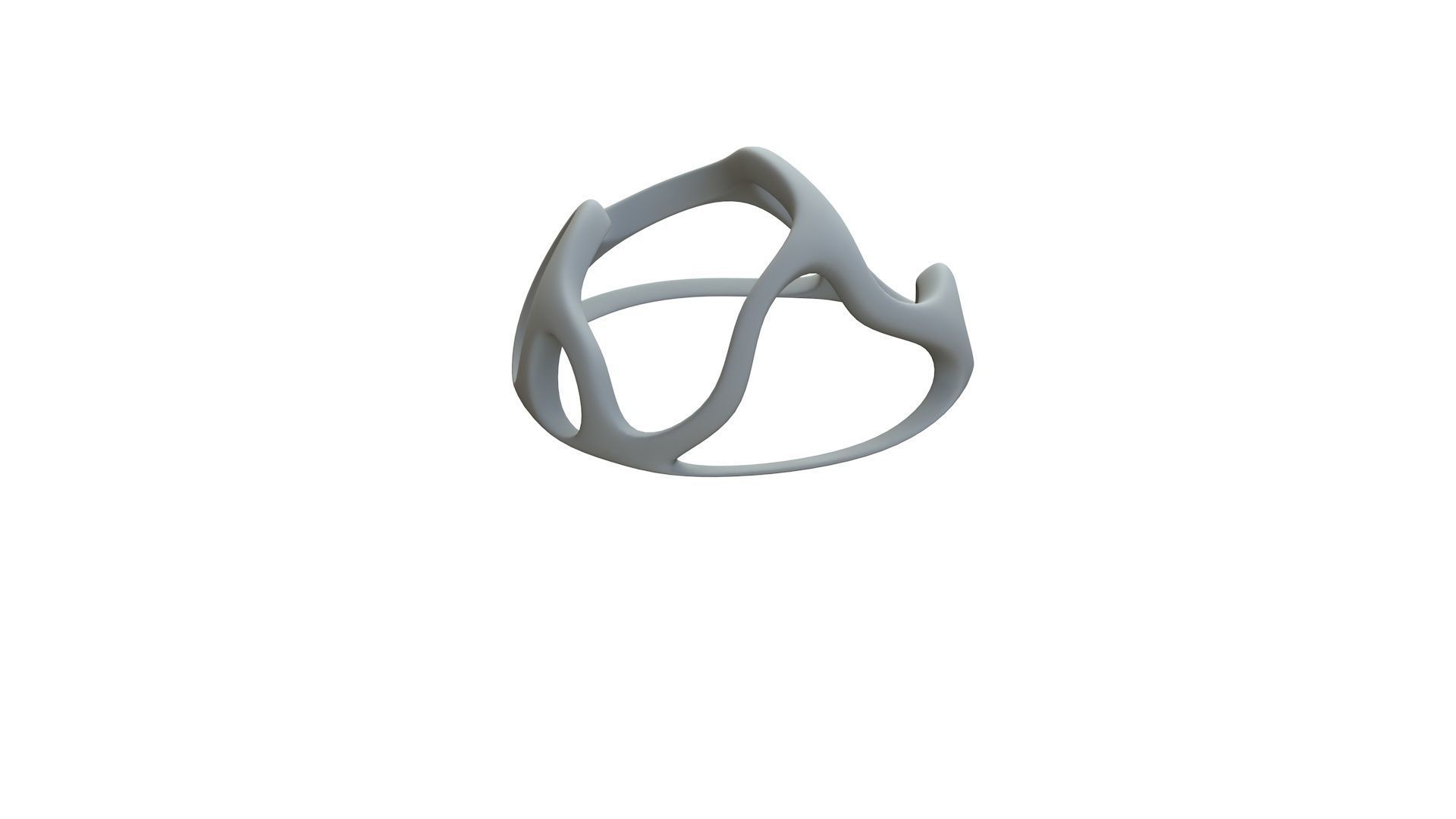 SciFi Cube Object No 43748 Low Poly Shape Low-poly 3D model_13