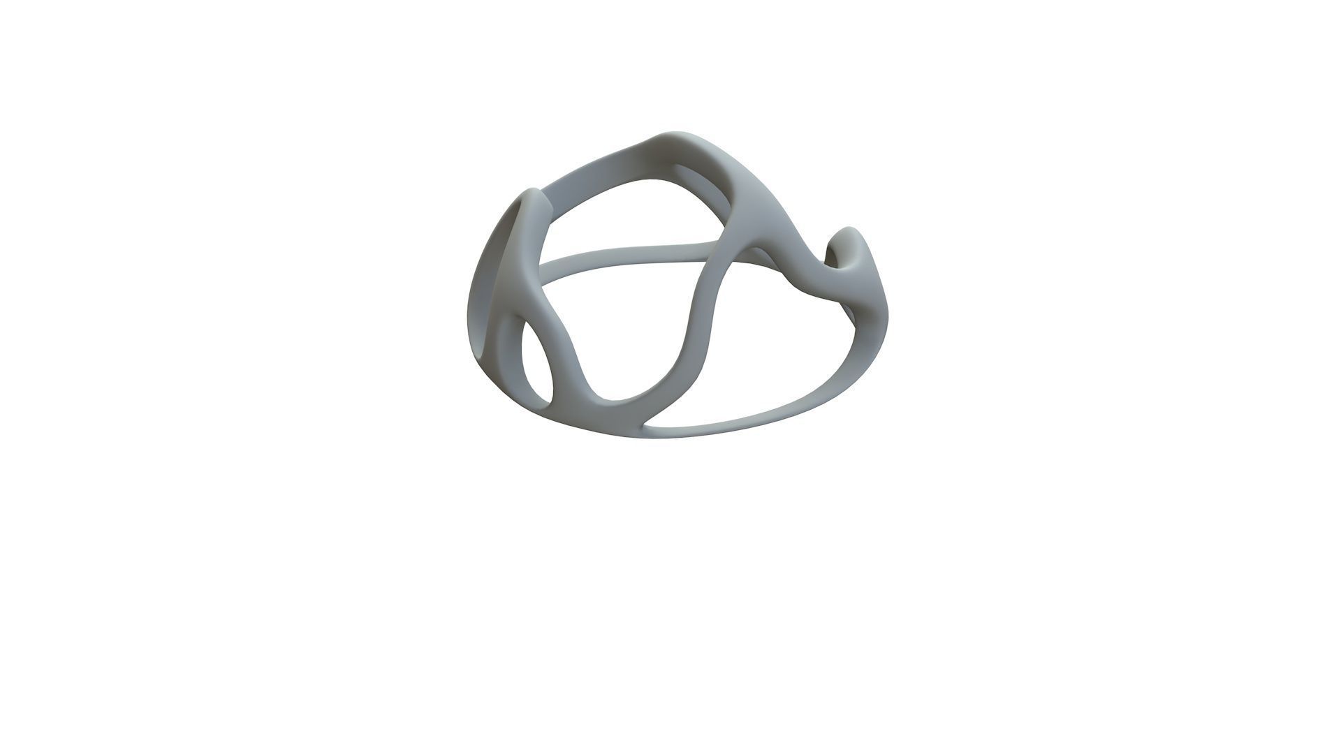 SciFi Cube Object No 43748 Low Poly Shape Low-poly 3D model_9