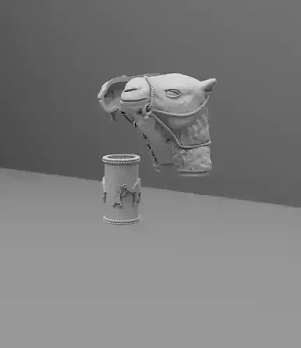 camal cane 3D print model
