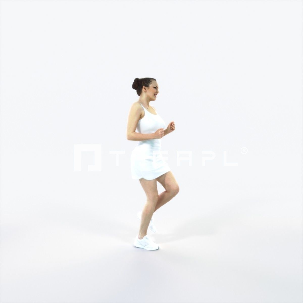 3D model Dream 02M Running Jogging Sports Woman VR / AR / low-poly ...