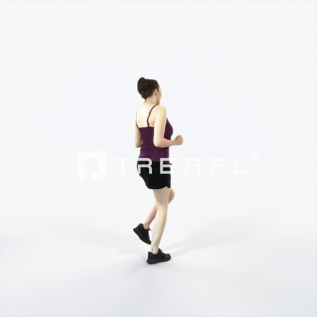3D model Dream 02I Running Jogging Sports Woman VR / AR / low-poly ...