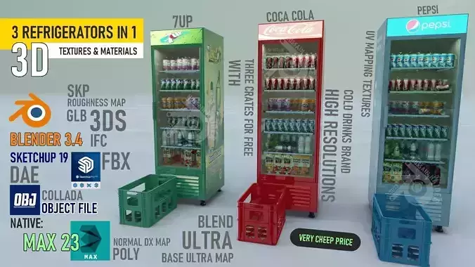 Three Refrigerators in One