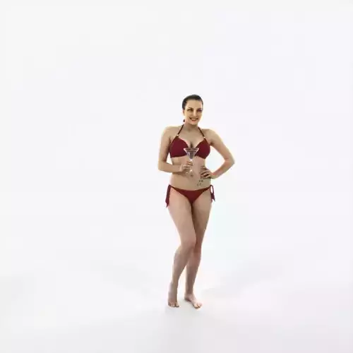 Dream 04F Beach Listening Martini Sports Woman