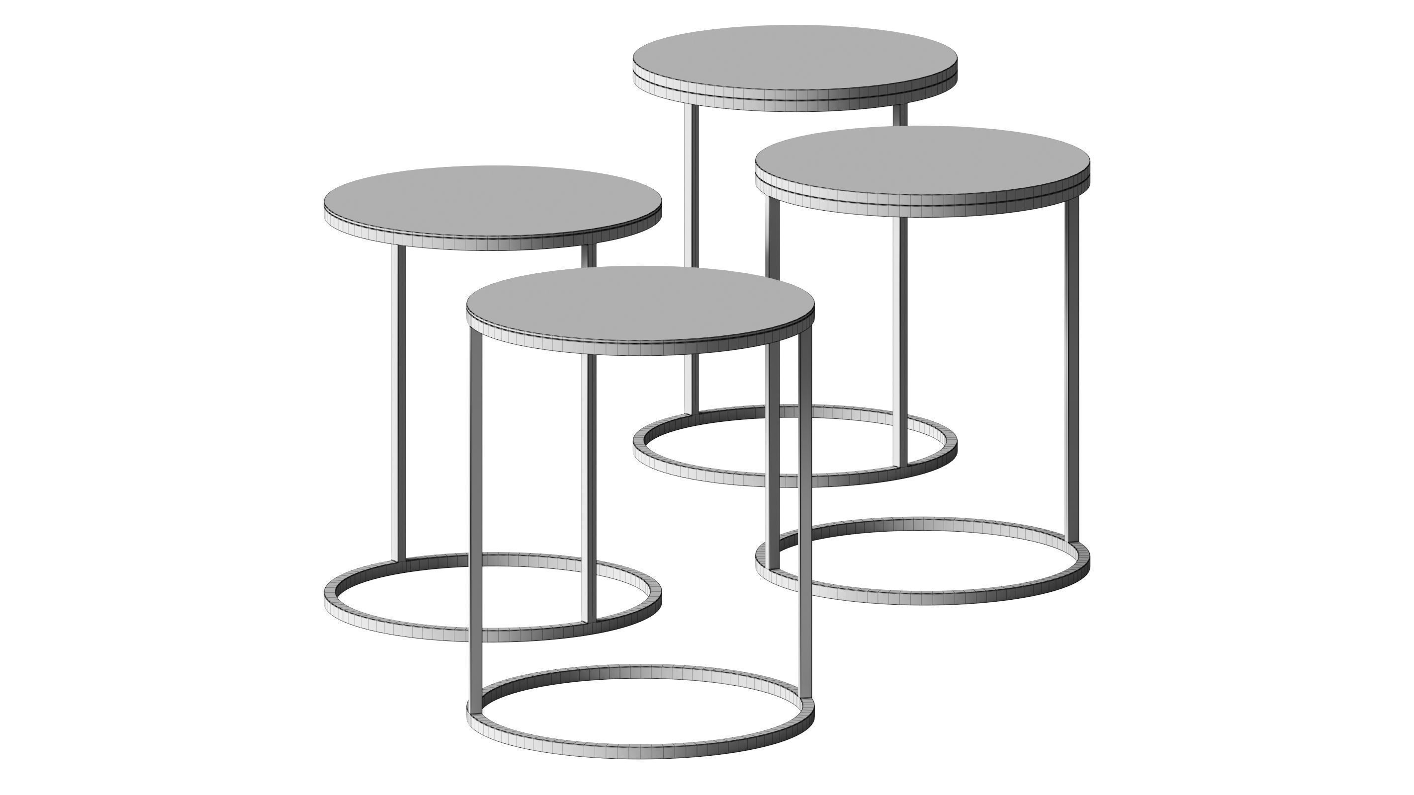 Meridiani - Pek coffee table 3D model_1