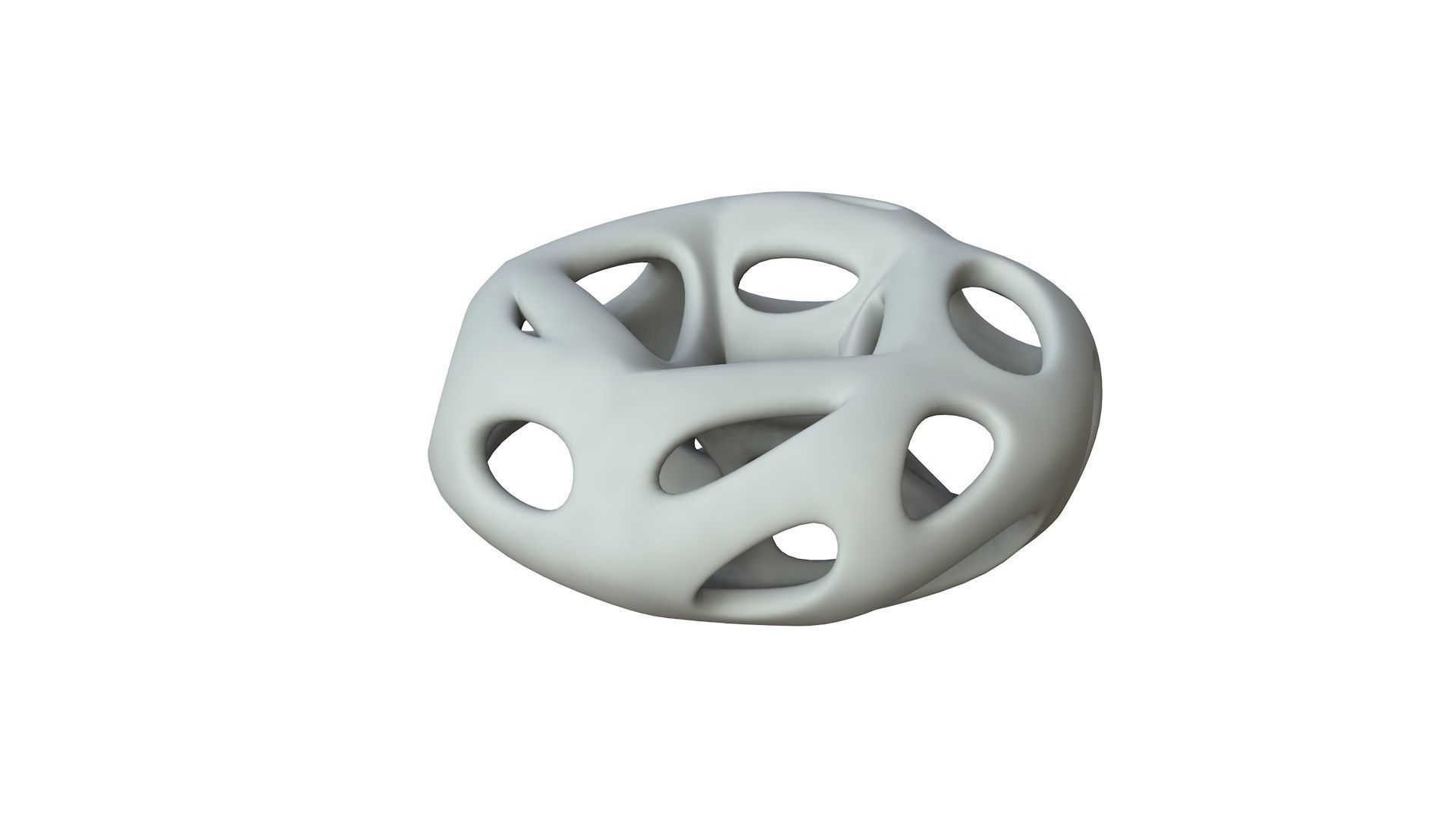 SciFi Cube Object No 66336 Low Poly Shape Low-poly 3D model_1