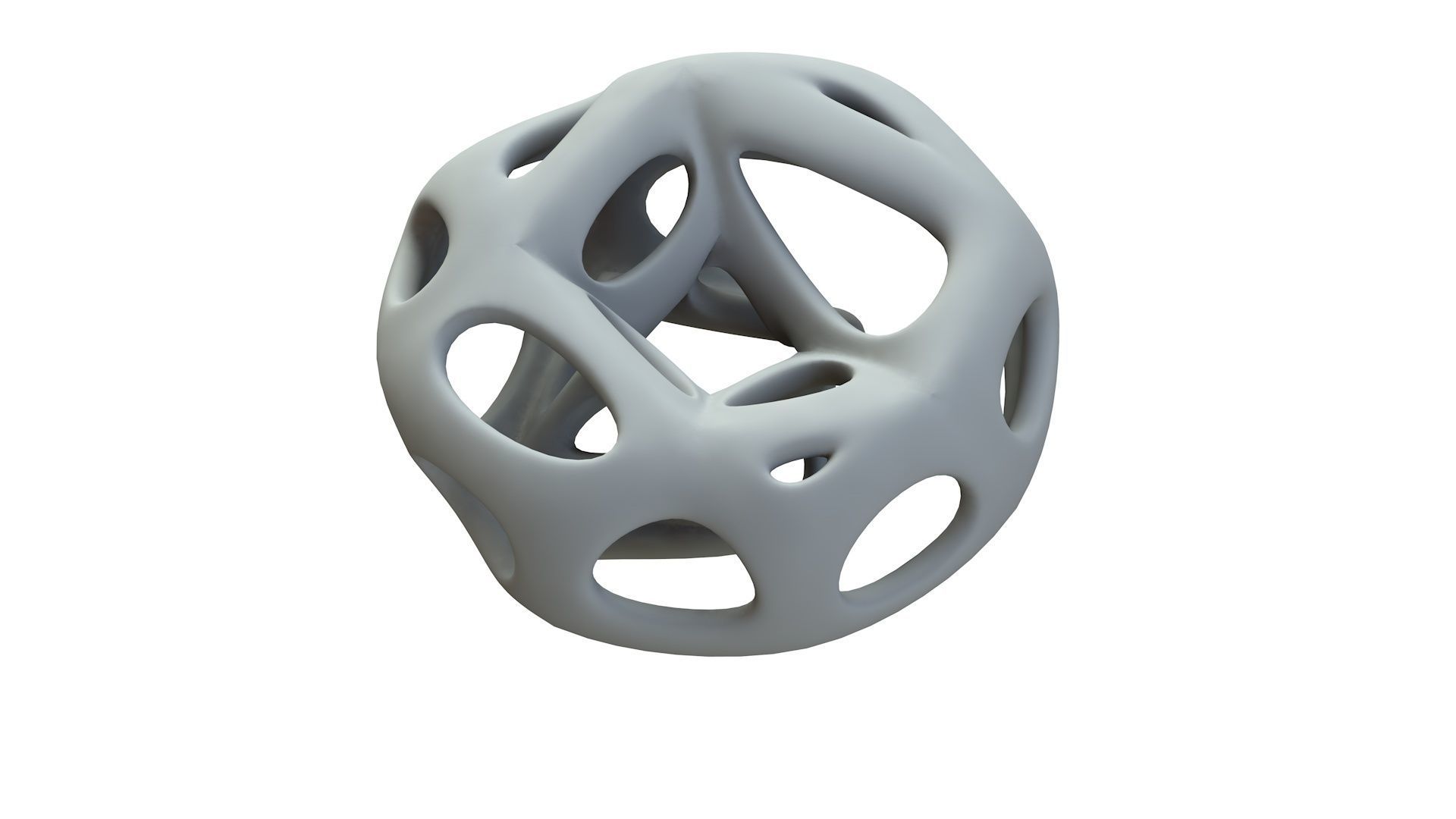 SciFi Cube Object No 66336 Low Poly Shape Low-poly 3D model_16