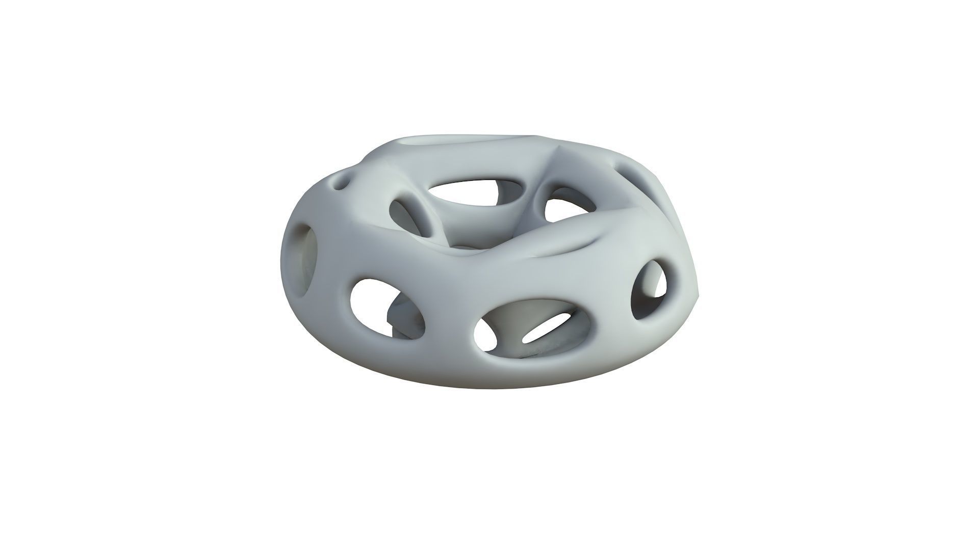 SciFi Cube Object No 66336 Low Poly Shape Low-poly 3D model_5