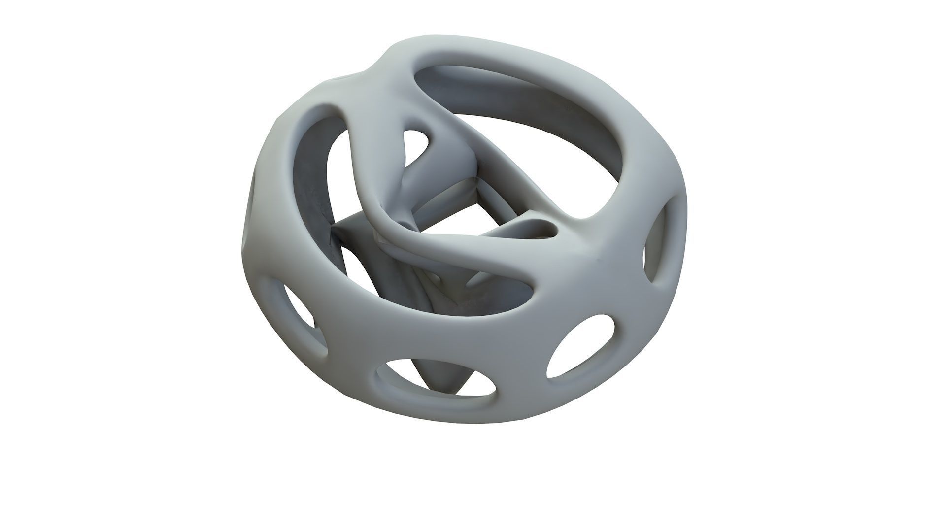 SciFi Cube Object No 66331 Low Poly Shape Low-poly 3D model_15