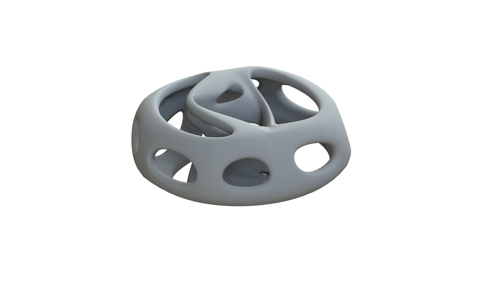 SciFi Cube Object No 66331 Low Poly Shape Low-poly 3D model_10