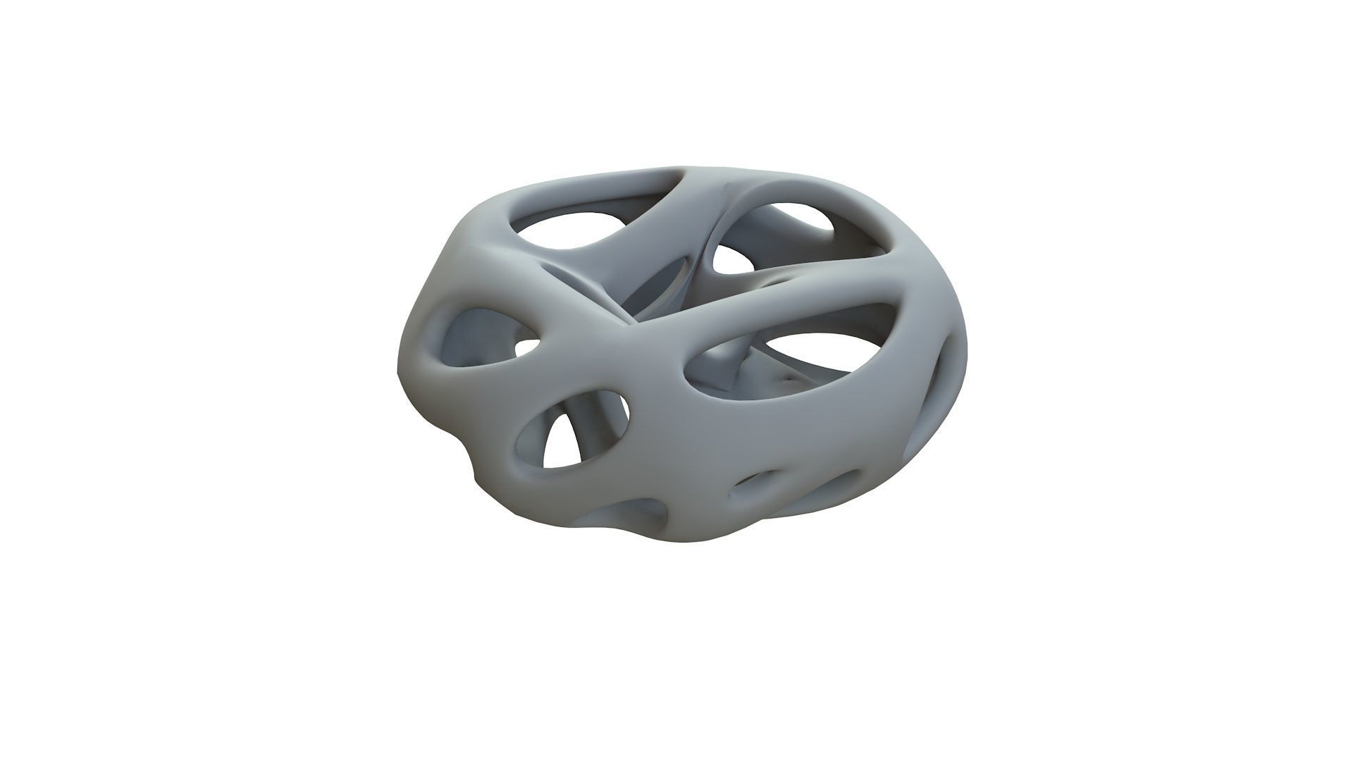SciFi Cube Object No 66322 Low Poly Shape Low-poly 3D model_12