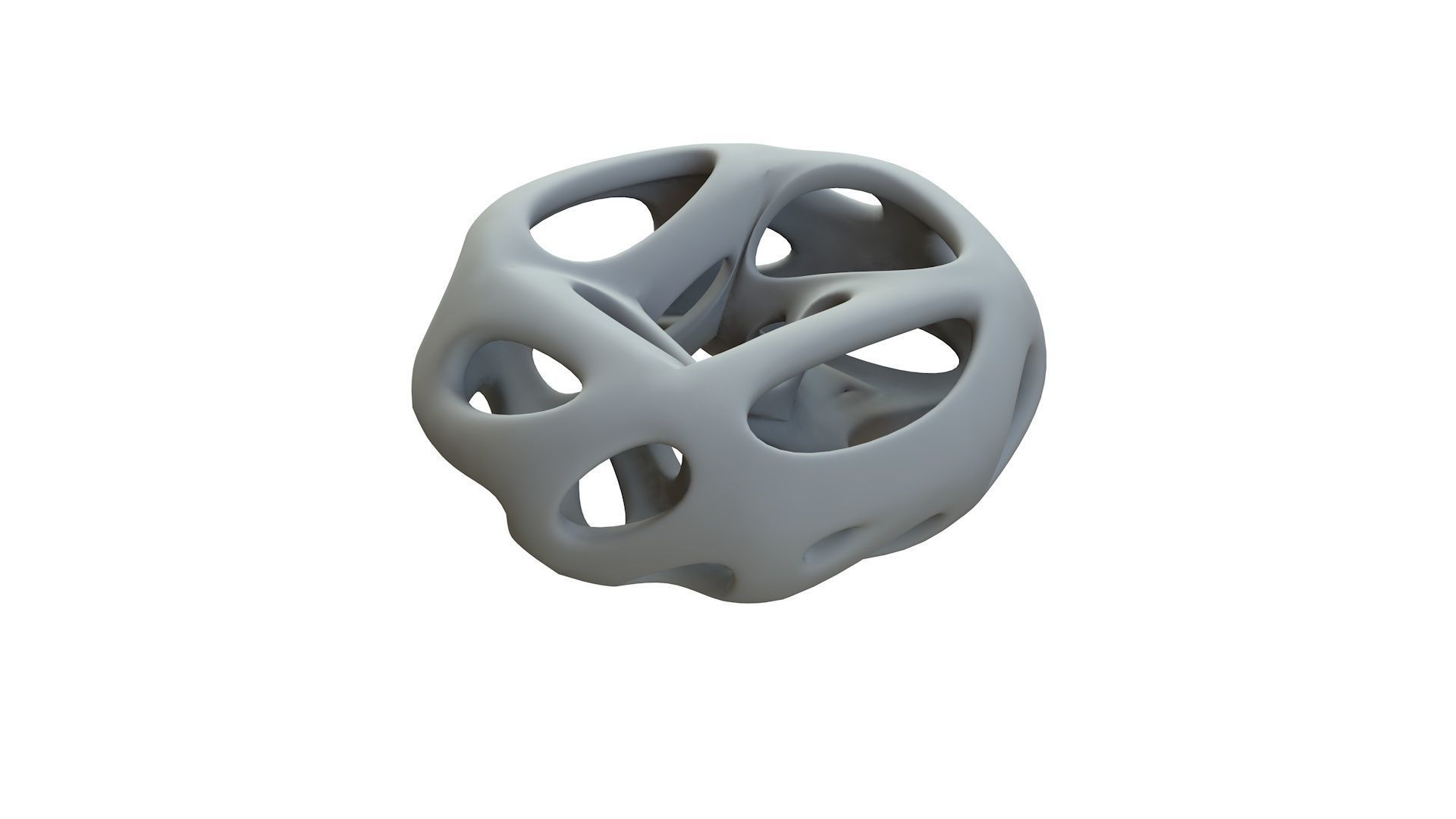 SciFi Cube Object No 66322 Low Poly Shape Low-poly 3D model_13