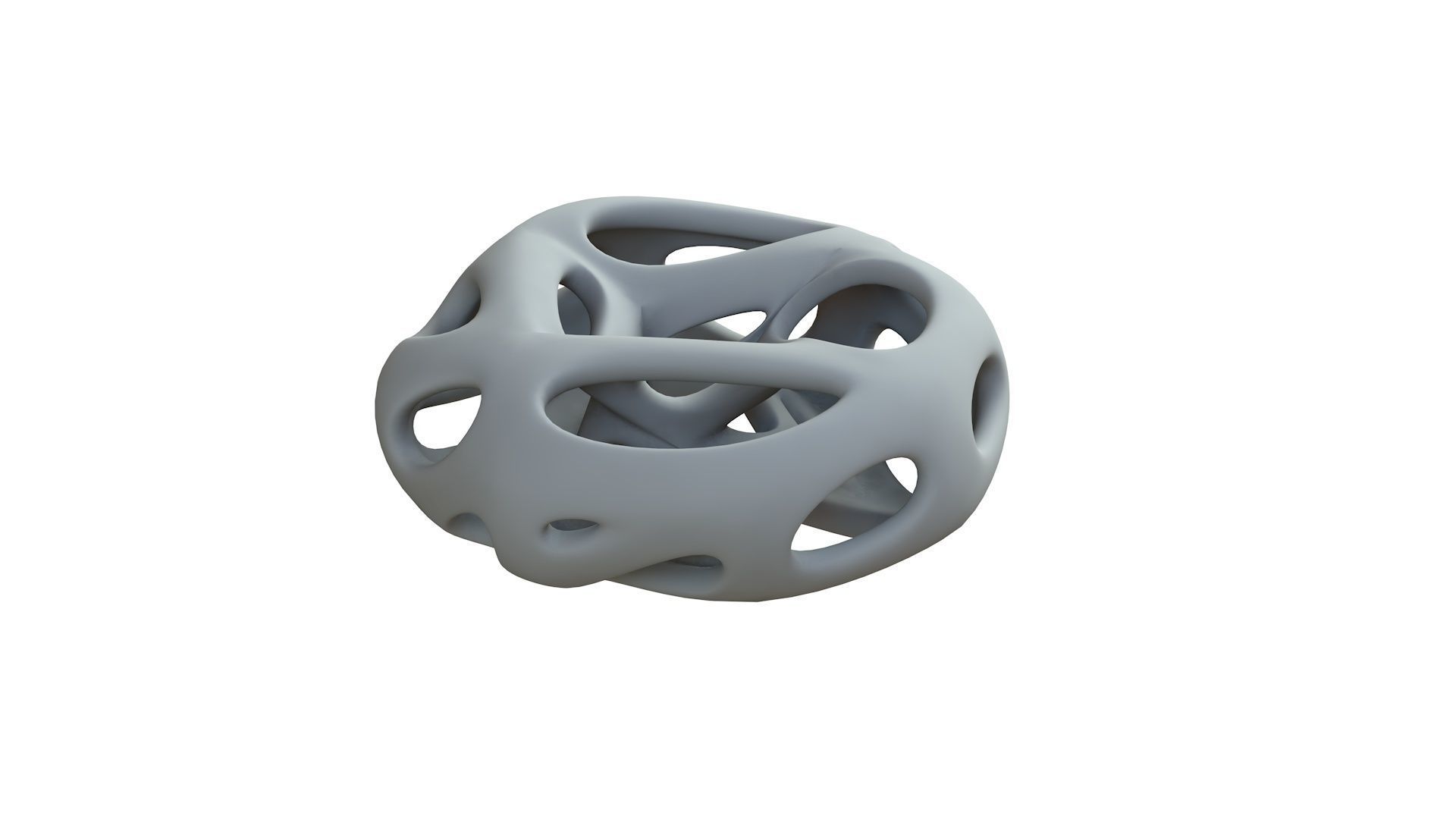 SciFi Cube Object No 66322 Low Poly Shape Low-poly 3D model_9