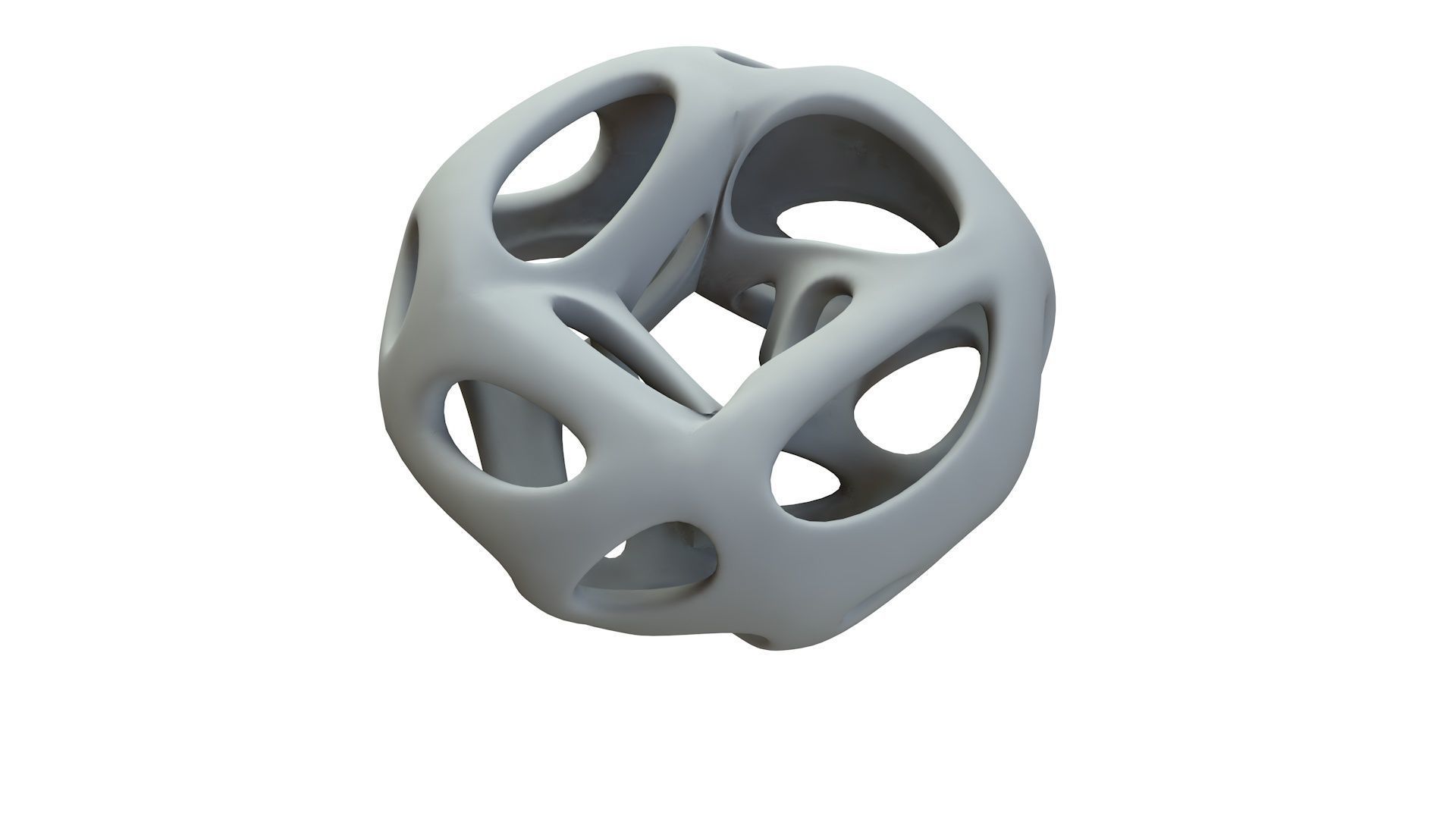 SciFi Cube Object No 66322 Low Poly Shape Low-poly 3D model_16