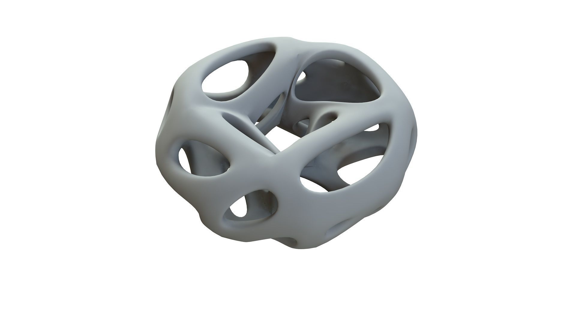 SciFi Cube Object No 66322 Low Poly Shape Low-poly 3D model_14