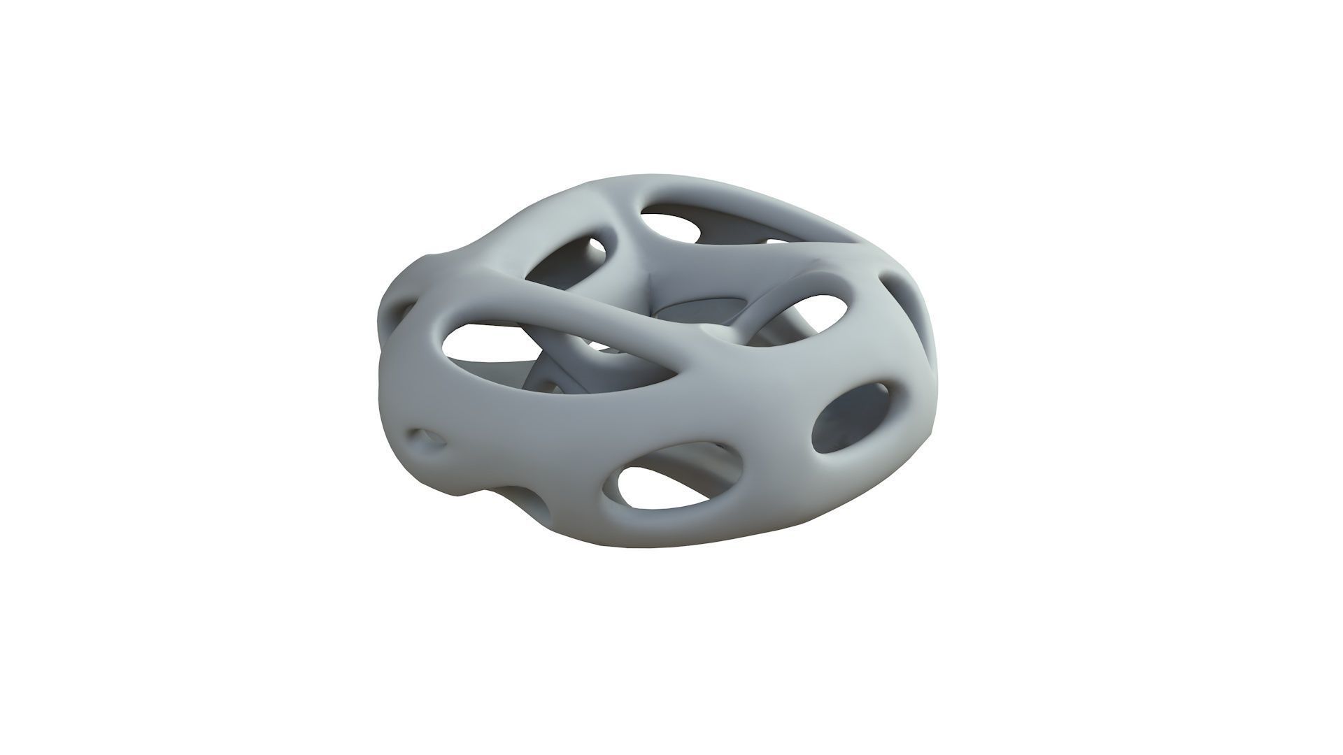 SciFi Cube Object No 66322 Low Poly Shape Low-poly 3D model_7