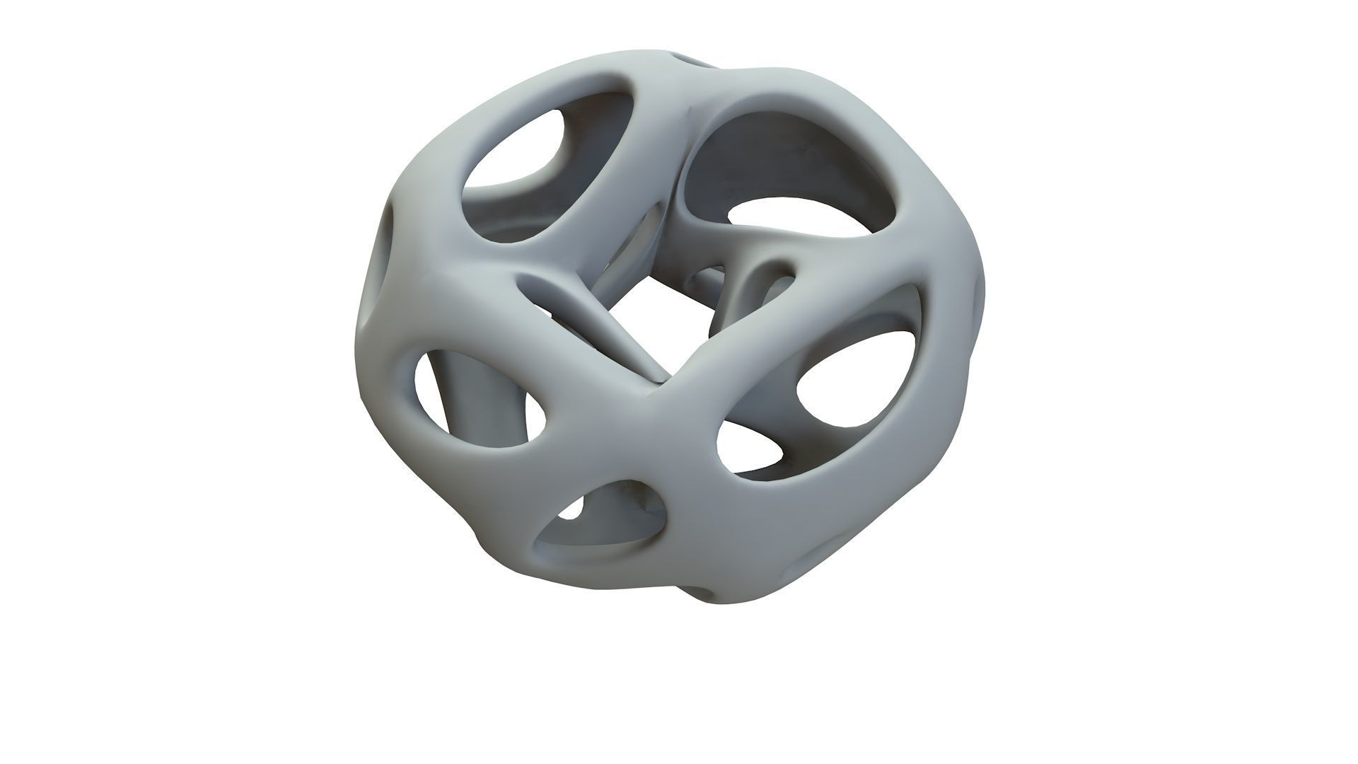 SciFi Cube Object No 66322 Low Poly Shape Low-poly 3D model_15