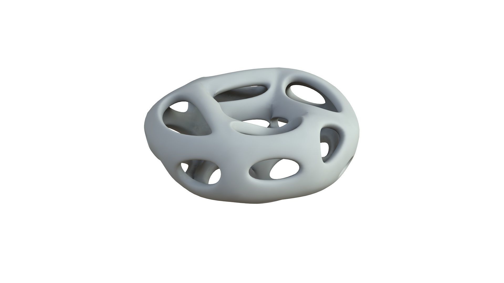 SciFi Cube Object No 66322 Low Poly Shape Low-poly 3D model_5