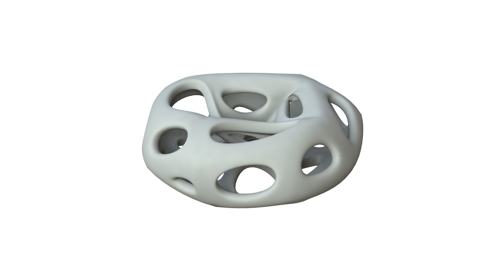 SciFi Cube Object No 66322 Low Poly Shape Low-poly 3D model_1