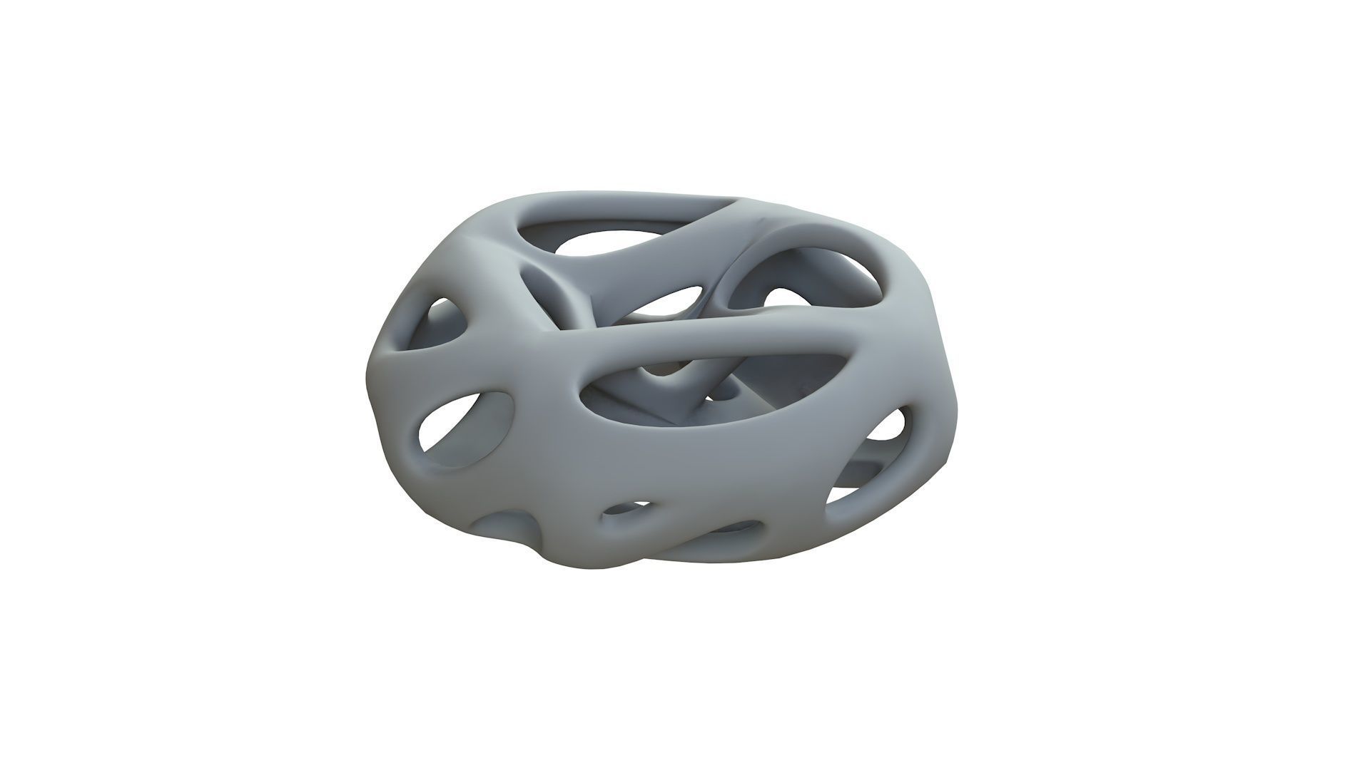 SciFi Cube Object No 66322 Low Poly Shape Low-poly 3D model_10