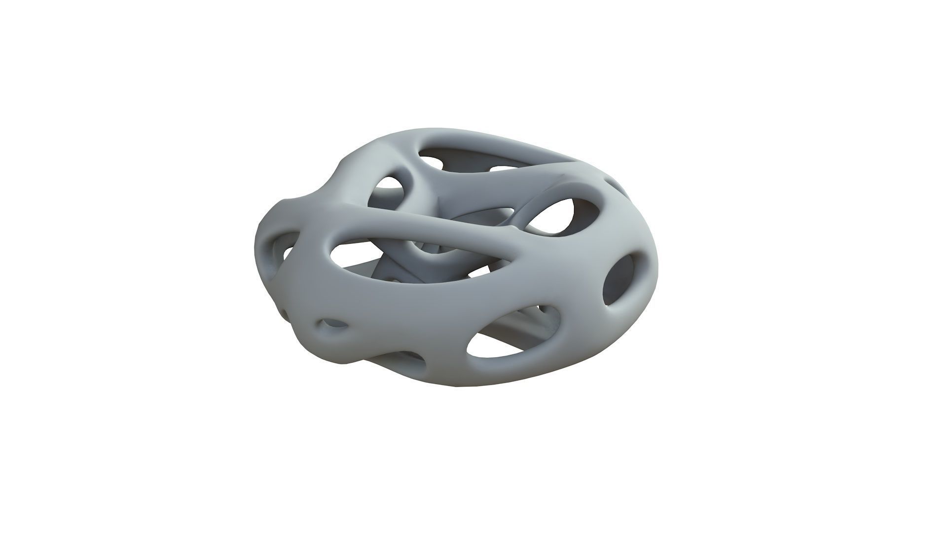 SciFi Cube Object No 66322 Low Poly Shape Low-poly 3D model_8