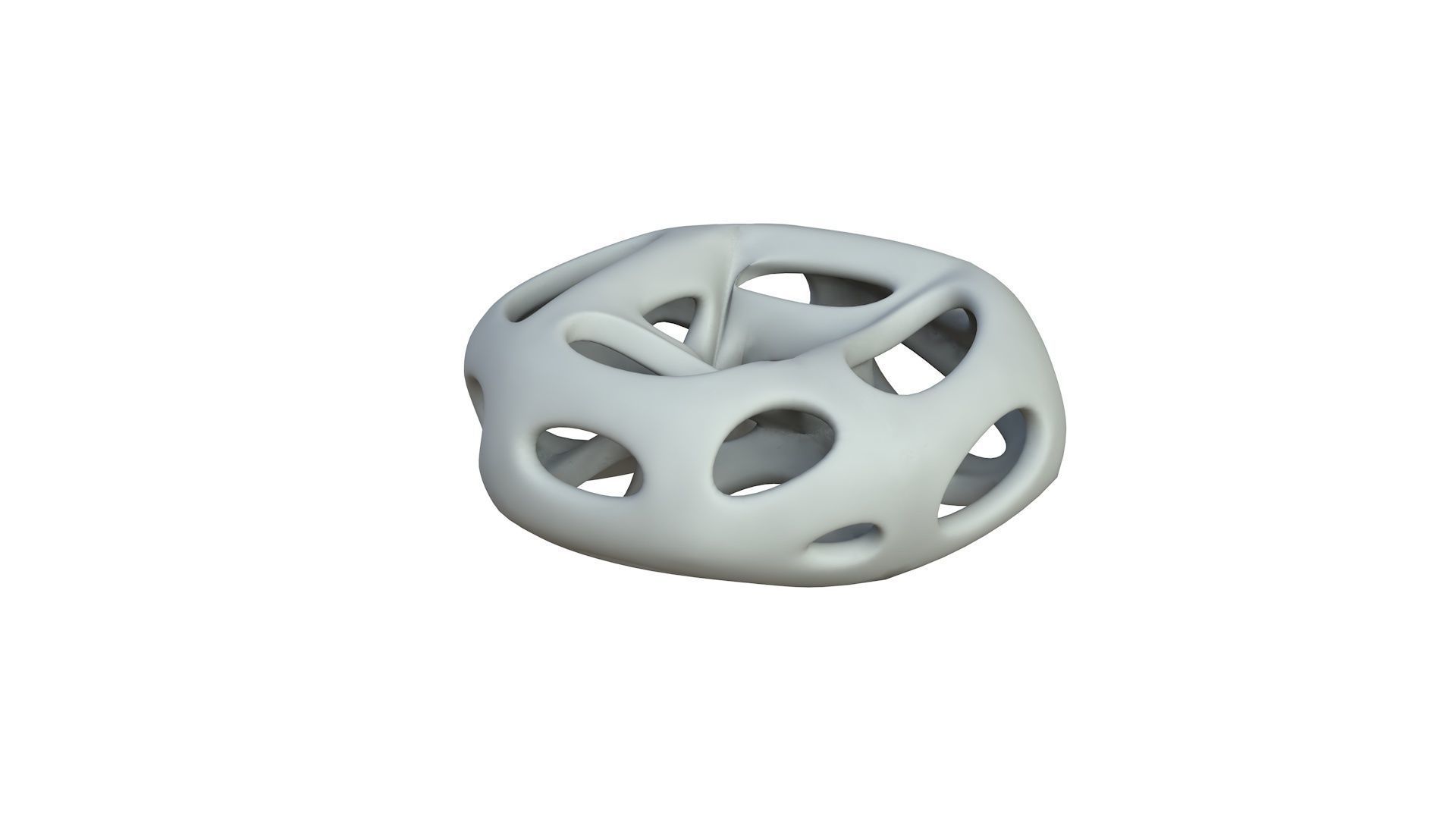 SciFi Cube Object No 66322 Low Poly Shape Low-poly 3D model_3