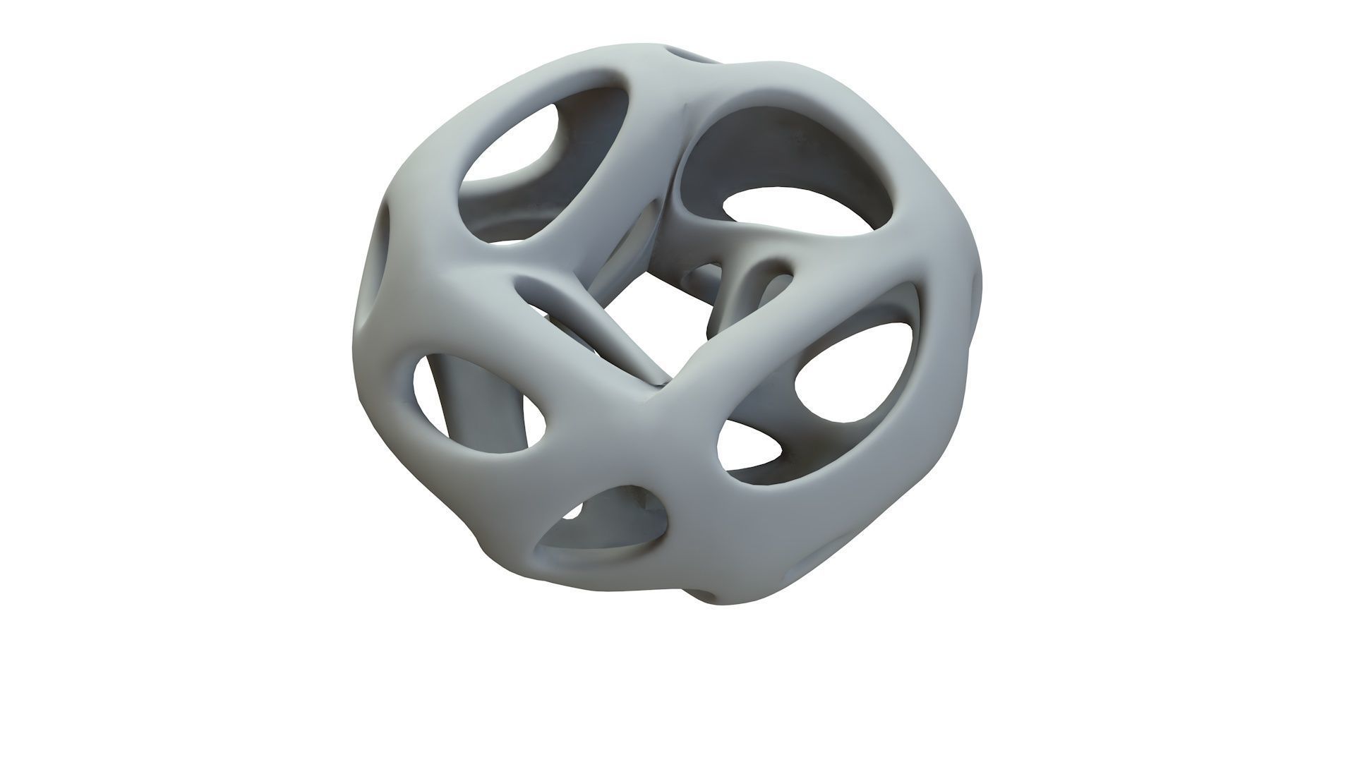 SciFi Cube Object No 66322 Low Poly Shape Low-poly 3D model_17