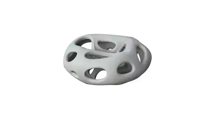 SciFi Cube Object No 66322 Low Poly Shape Low-poly 3D model