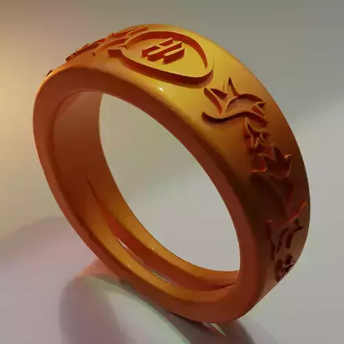 Heartstopper Ring 3D print model