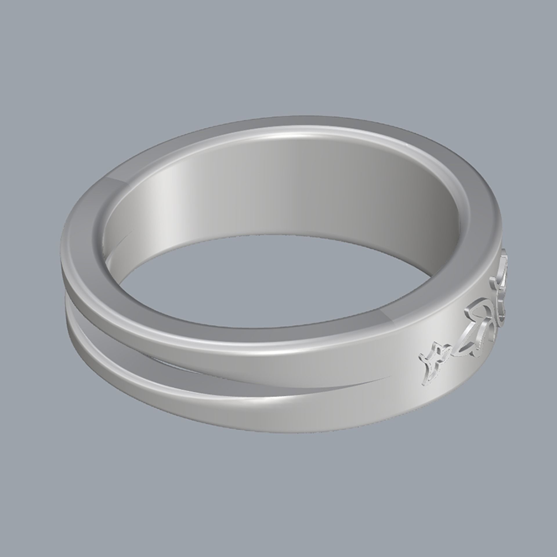 Heartstopper Ring 3D print model_9