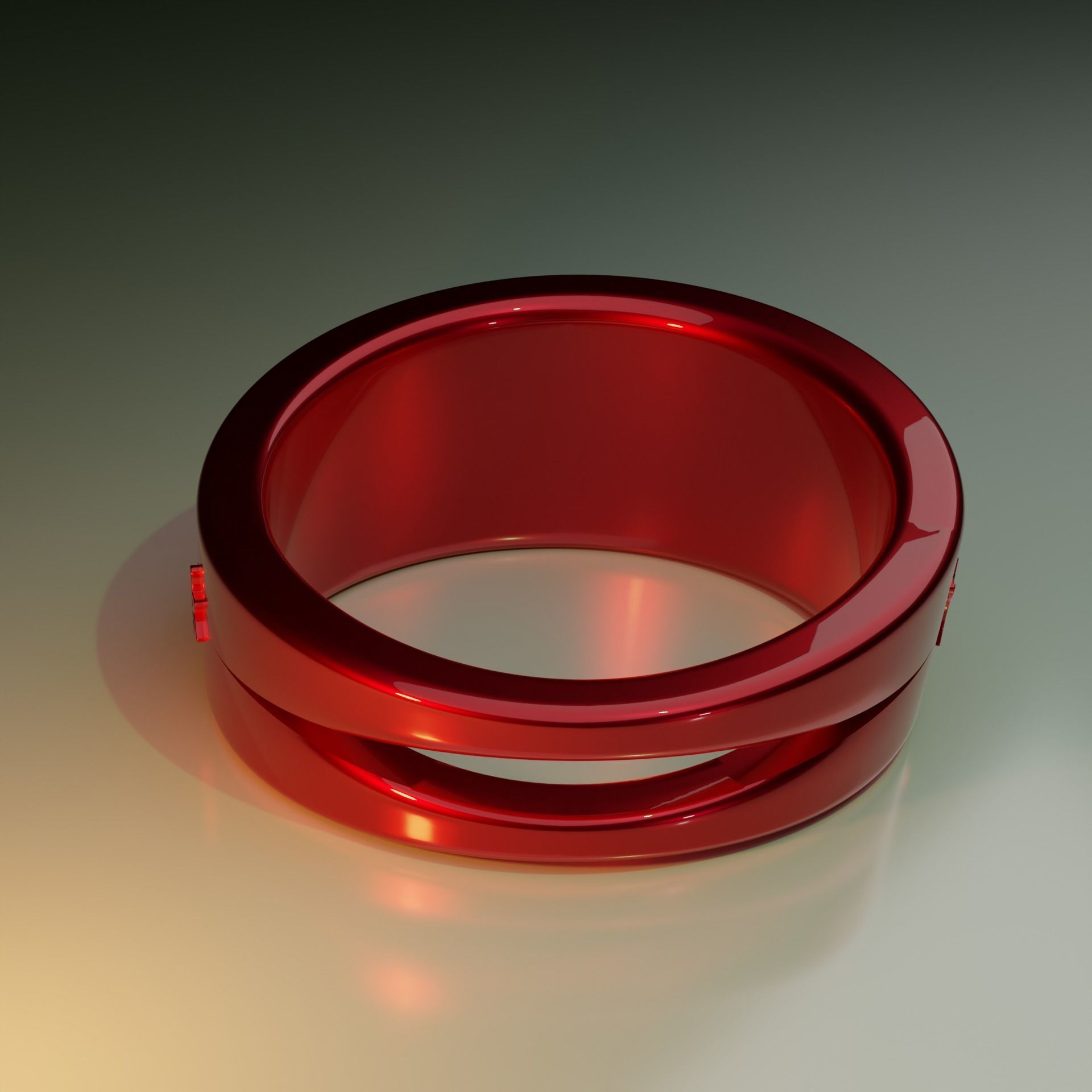 Heartstopper Ring 3D print model_3