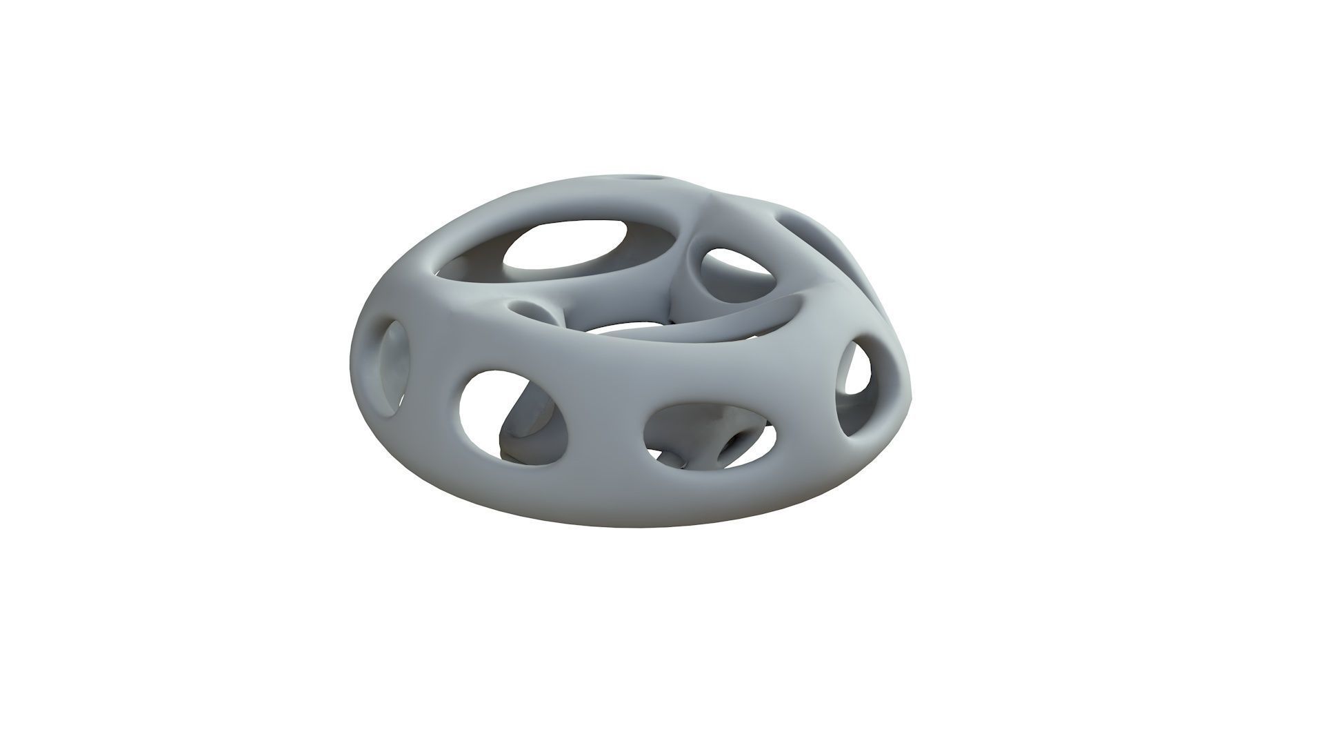 SciFi Cube Object No 66295 Low Poly Shape Low-poly 3D model_8