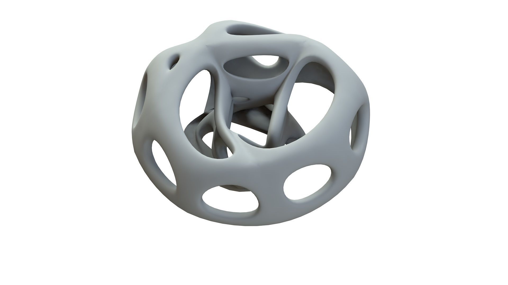 SciFi Cube Object No 66295 Low Poly Shape Low-poly 3D model_15